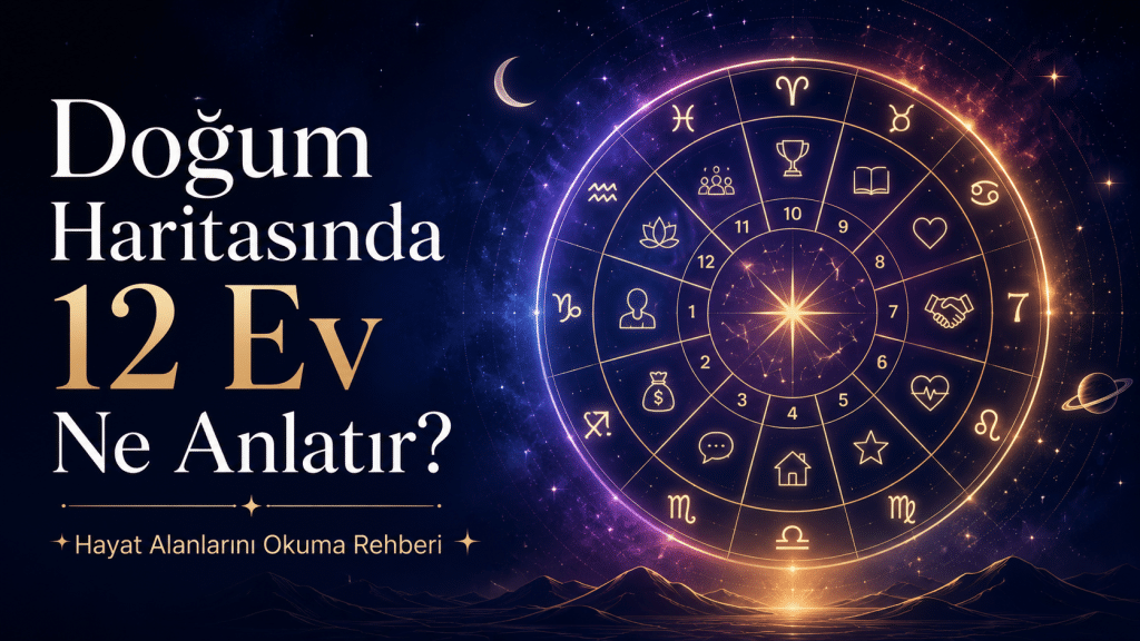 Doğum Haritasında 12 Ev Ne Anlatır? Hayat Alanlarını Okuma